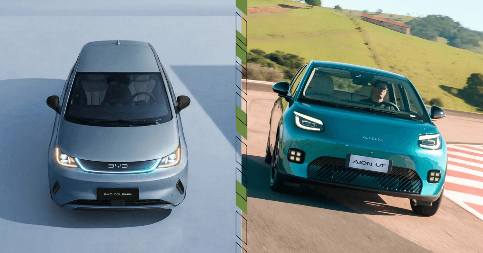 BYD Dolphin SE vs GAC Aion UT